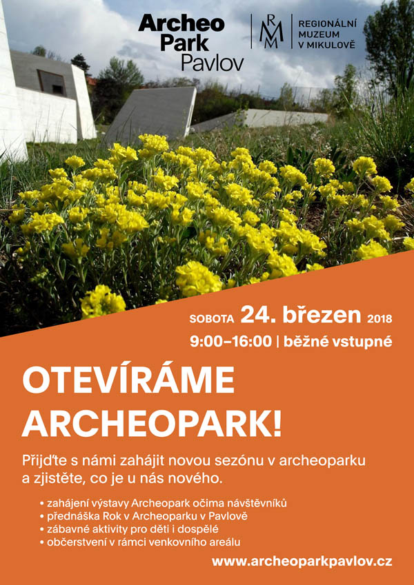 plakát - otevíráme archeopark
