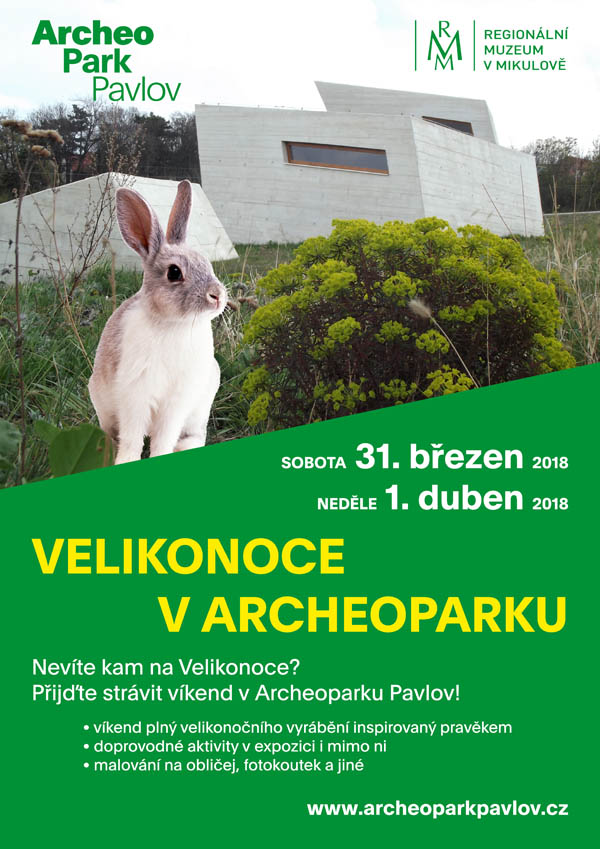 plakát velikonoce v archeoparku