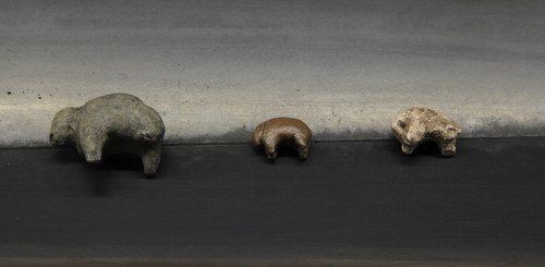 11.9 Small ceramic statues of animals