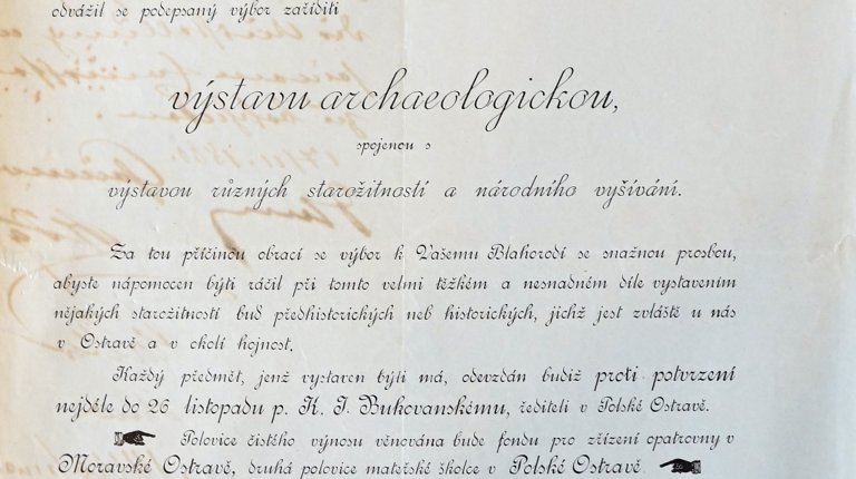 1888: O počátcích archeologického výstavnictví na Moravě