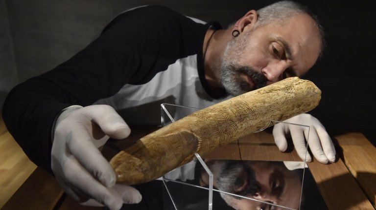 Exhibition: Mammoth tusk from Pavlov (2019)